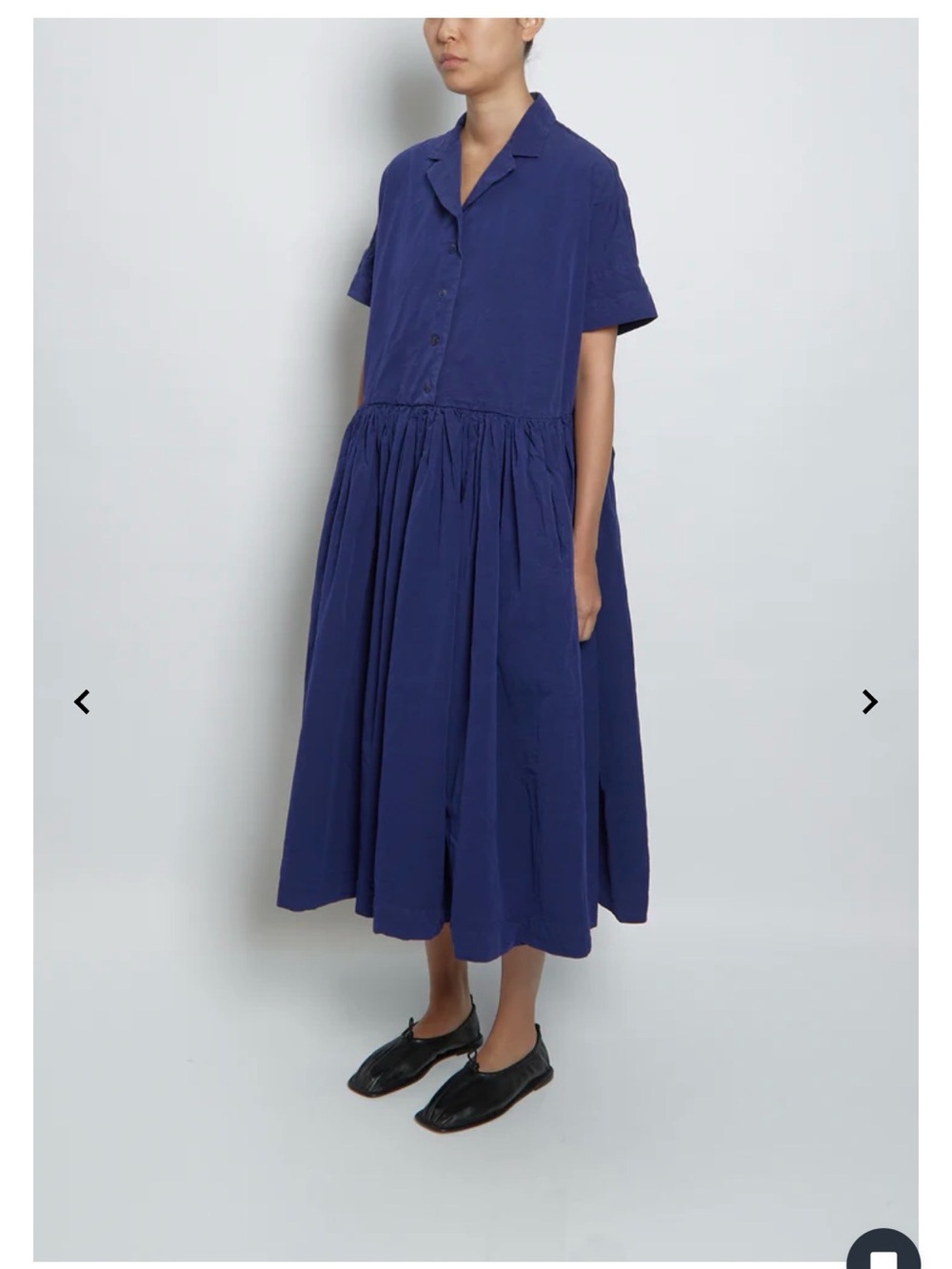 Casey Casey T Rouche Dress- Indigo. Size M. Very good condition.